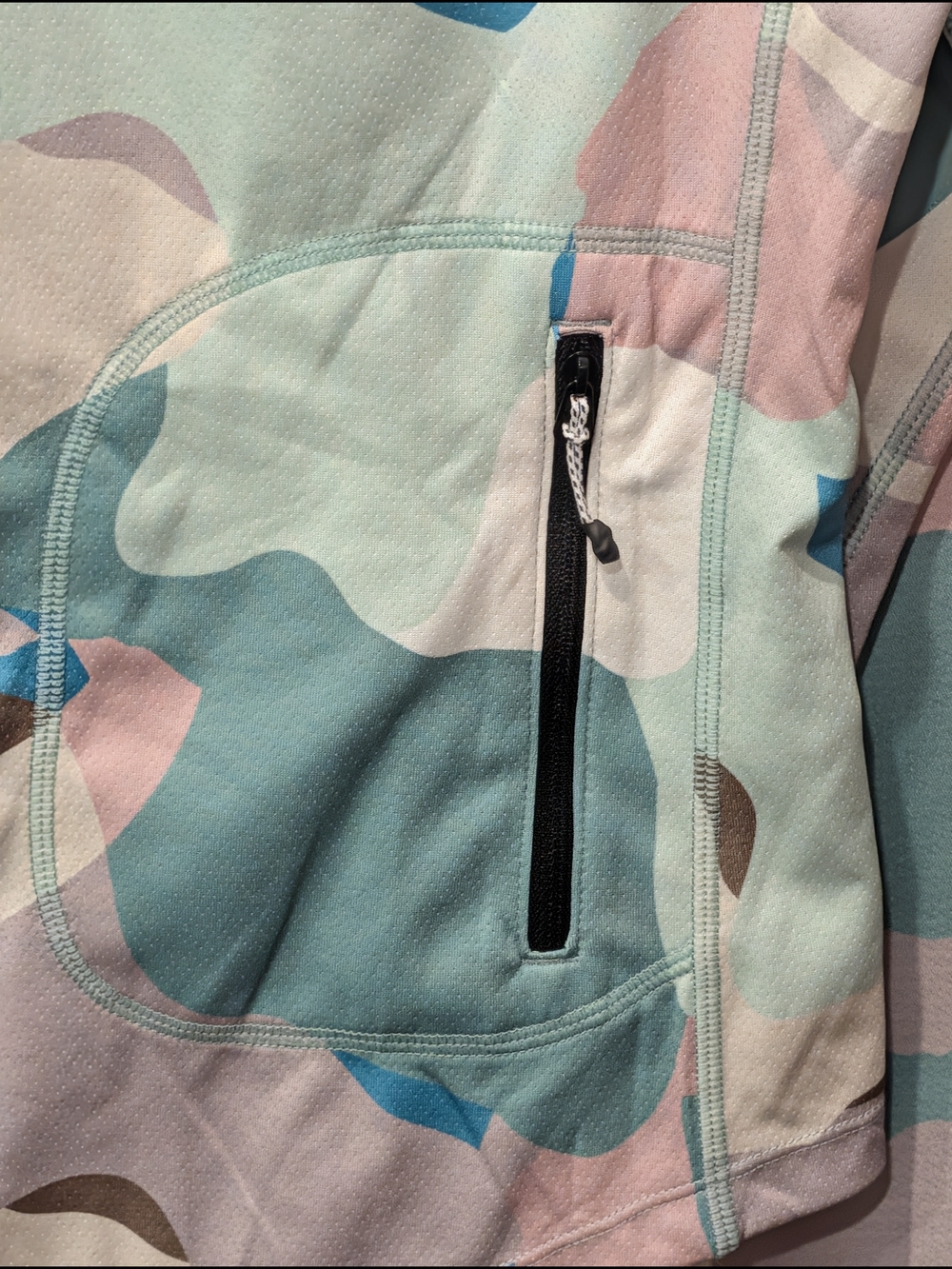 Topo Designs Pastel Camo Hooded Long-Sleeve Swim And Sun Top - Picture 8 of 13